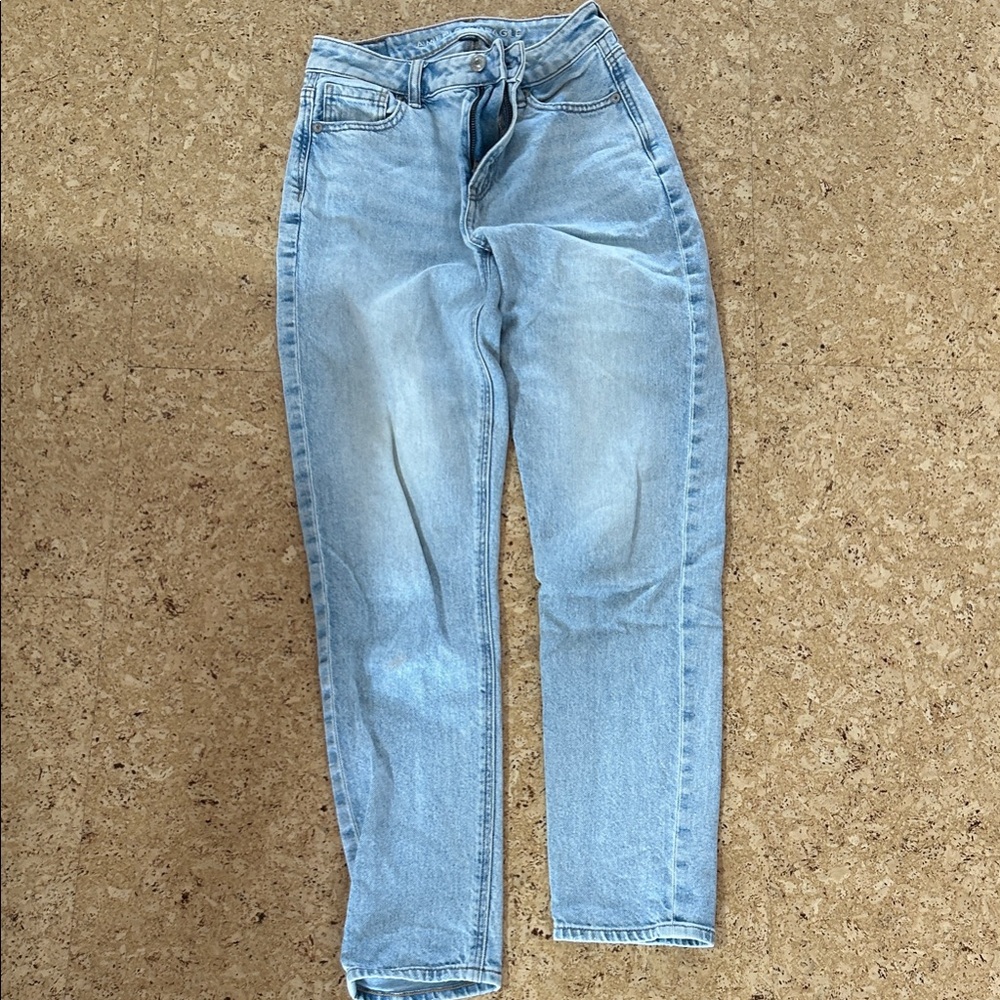American Eagle Outfitters Light Blue High-Rise Jeans